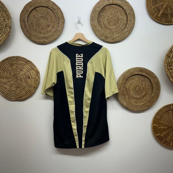Vintage Nike Purdue University Short Sleeve Jersey Tee Mens Medium Center Logo - Picture 2 of 5